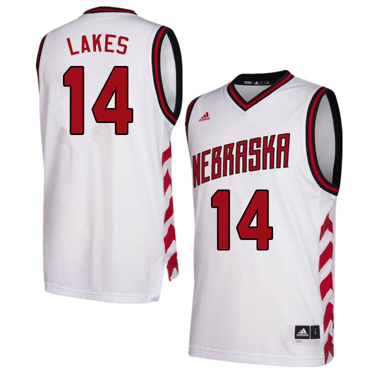 Men #14 Trevor Lakes Nebraska Cornhuskers College Basketball Jerseys Sale-Hardwood Classics - Click Image to Close